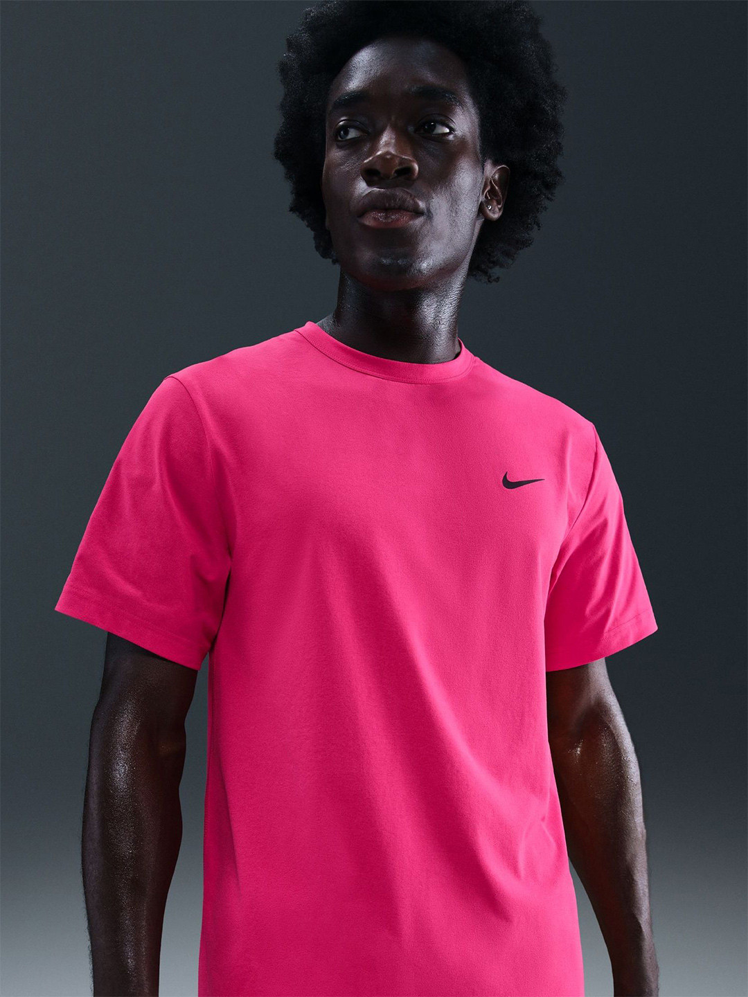 Nike Dri-FIT UV Hyverse Short-Sleeve Fitness T-Shirt