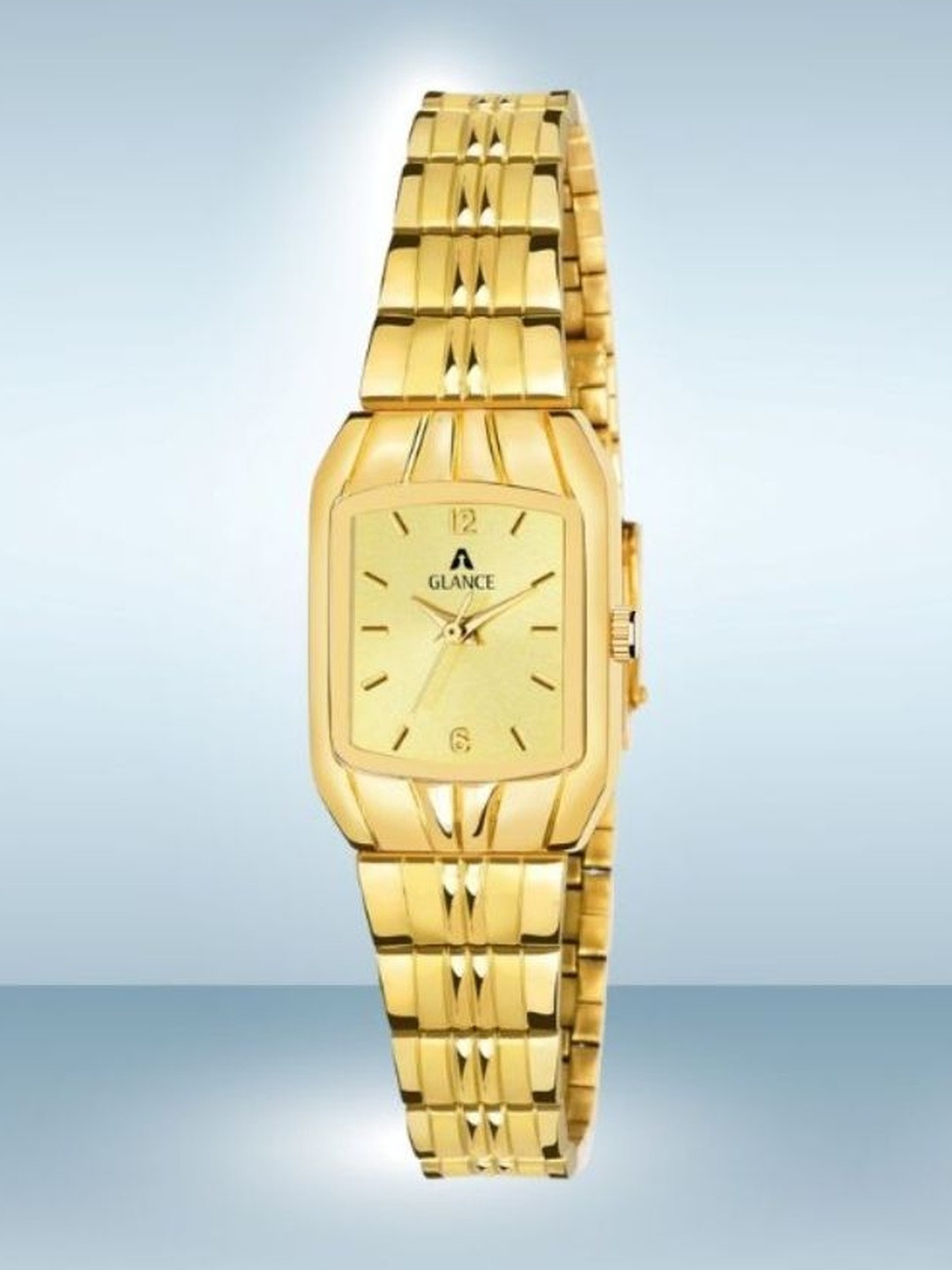 Aglance Women Square Dial & Bracelet Style Straps Analogue Watch New524_9151ym01