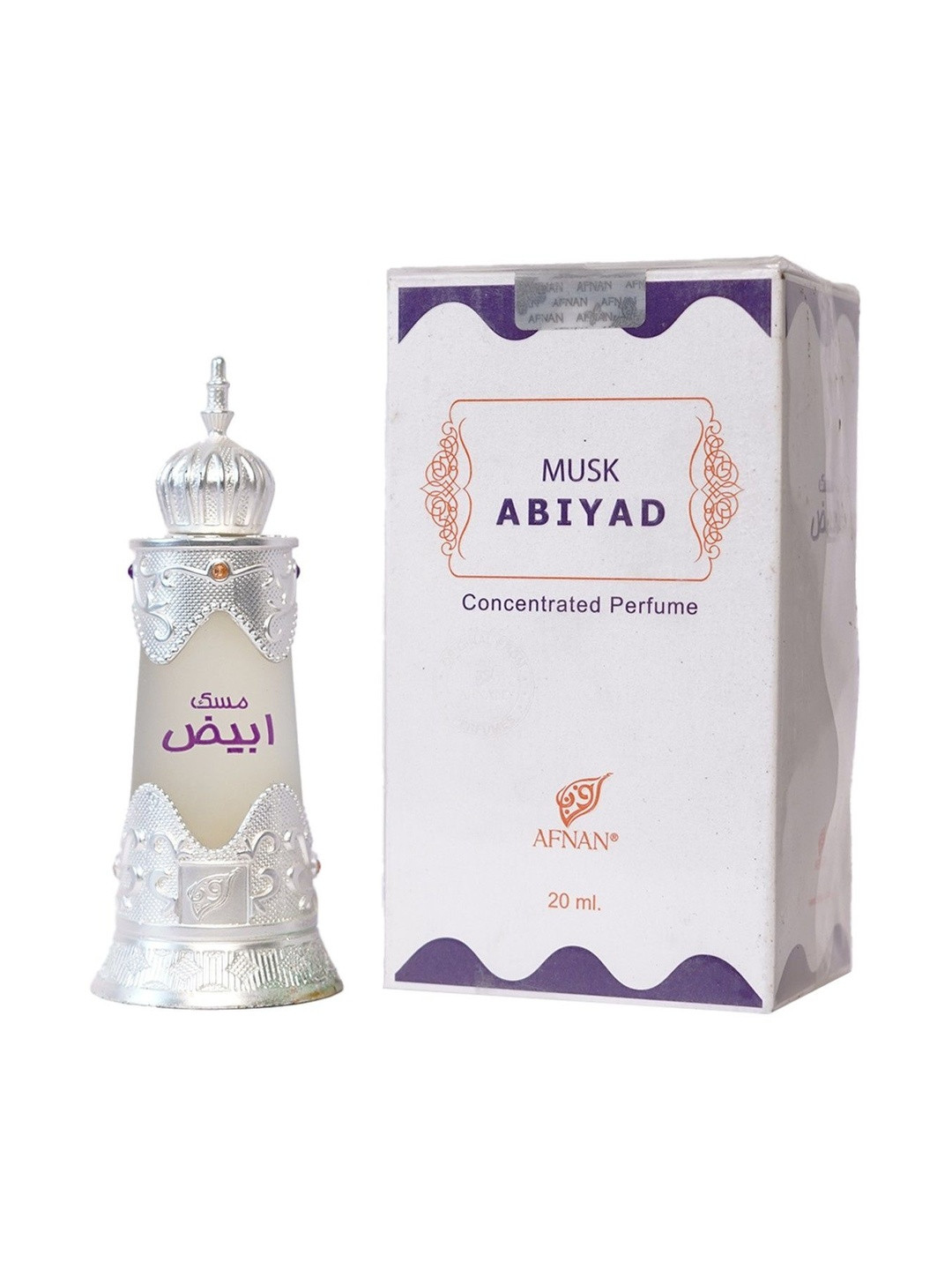 Afnan Musk Abiyad Long Lasting Attar - 20 ml