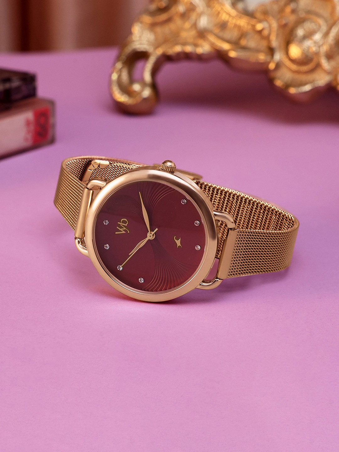 Fastrack Vyb 6.0 Classiqu Women Bracelet Style Straps Analogue Watch FV60091WM02