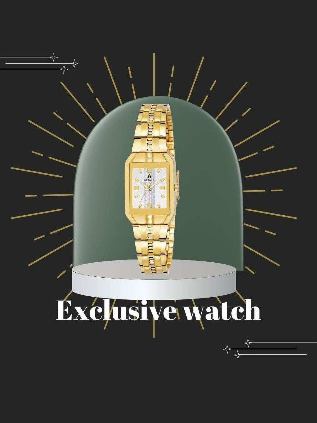 Aglance Women Solid Dial & Metal Straps Analogue Watch JK_MK_415New919_9151ym03