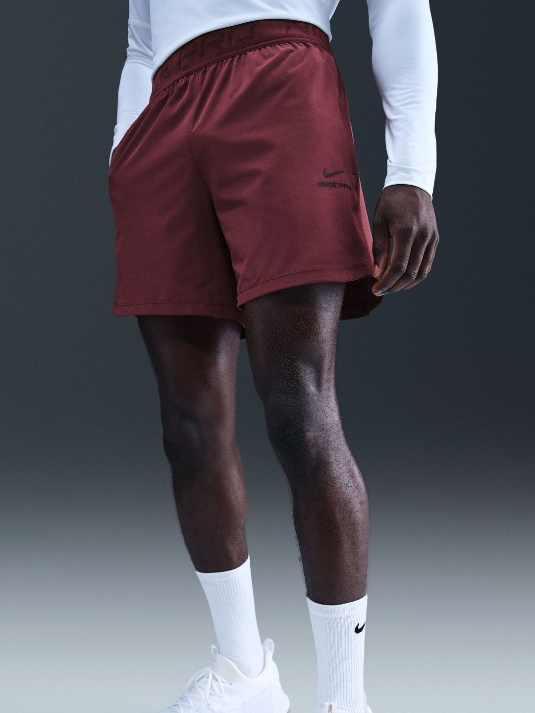 Nike Pro Training Men Dri-FIT Solid Sports Shorts