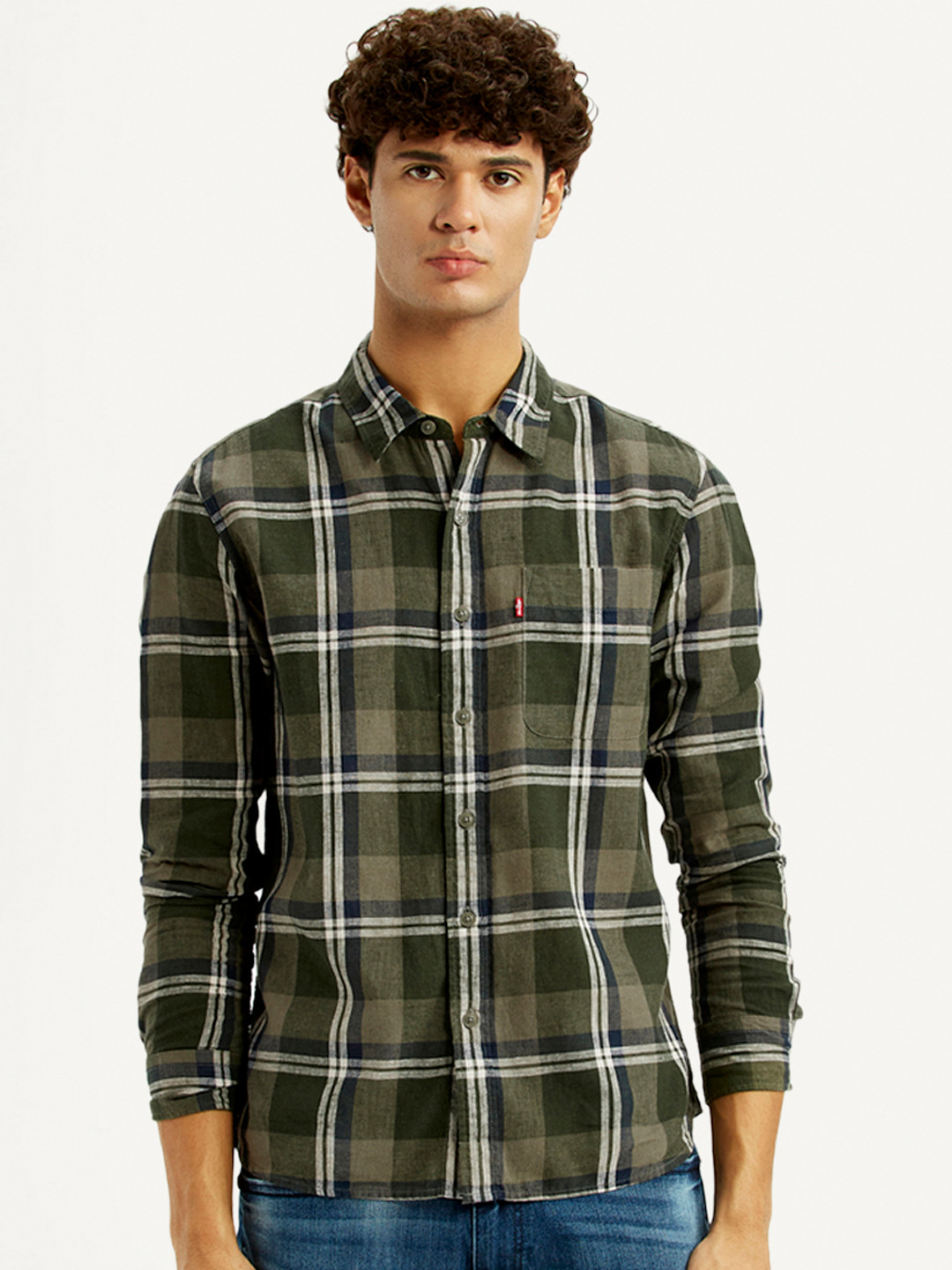 Levis Classic Slim Fit Other Checks Checked Shirt