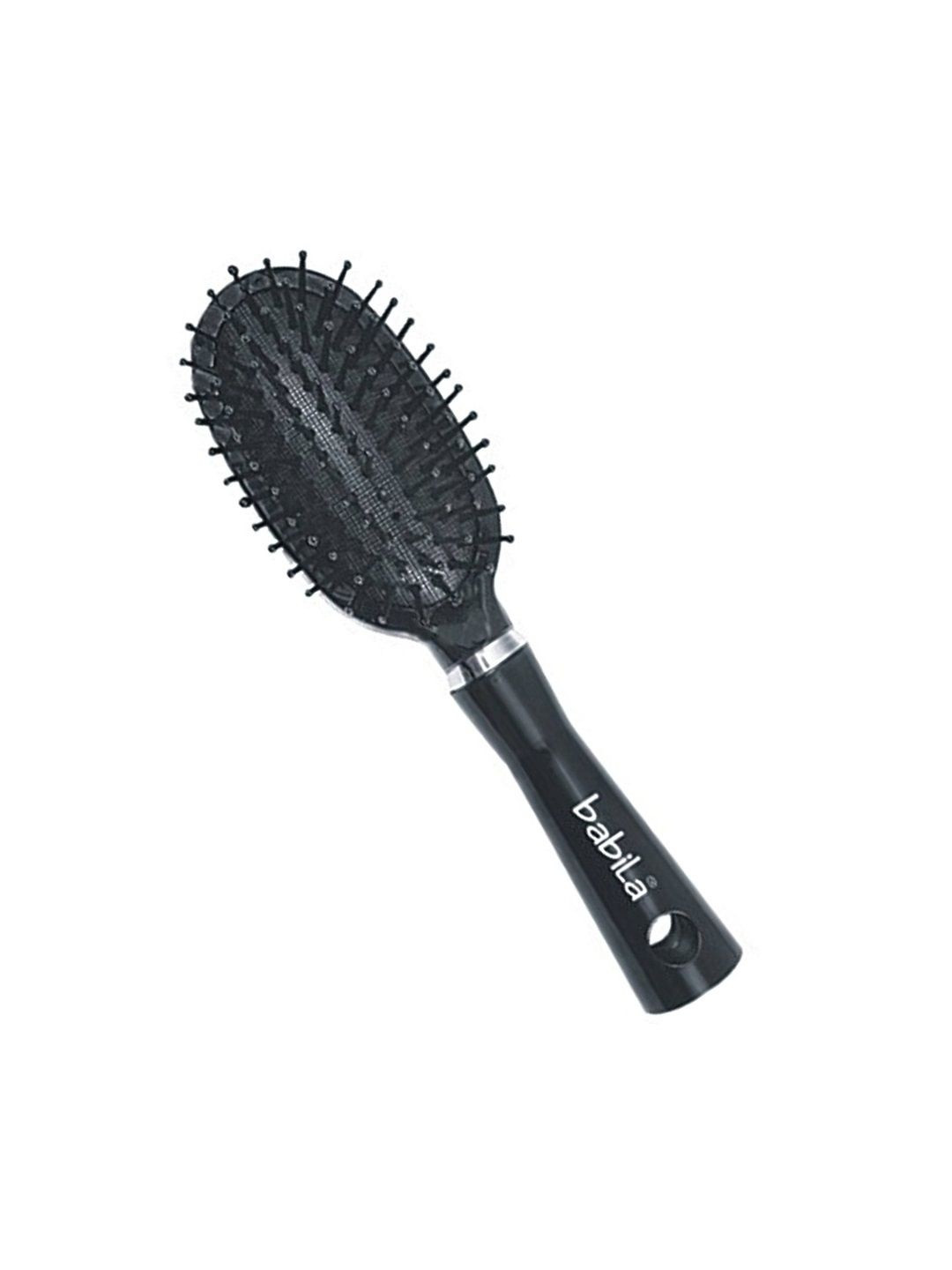 babila HBC-V2 Compact Cushioned Brush- Black