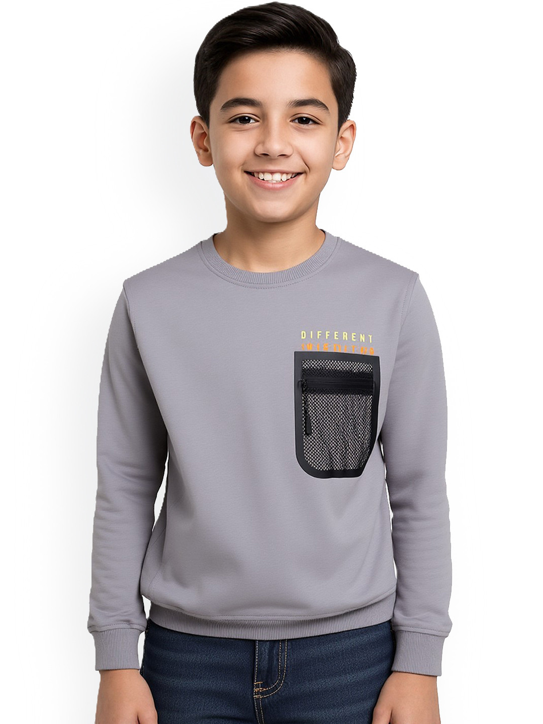 CAVIO Boys Long Sleeves Casual Cotton T-shirt with Zipper pocket