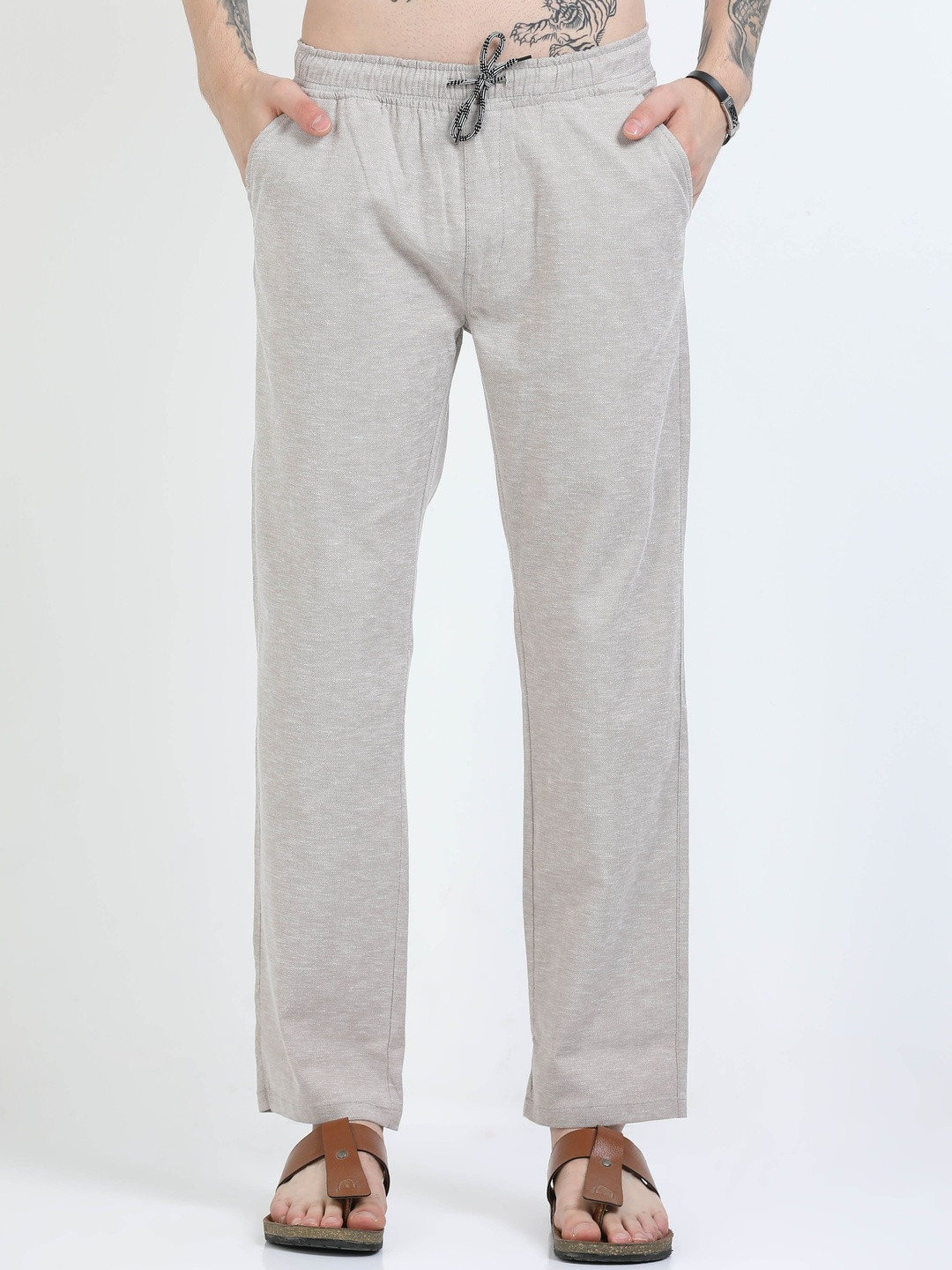 U.S. PITCHERS Men Mid-Rise Track Pants
