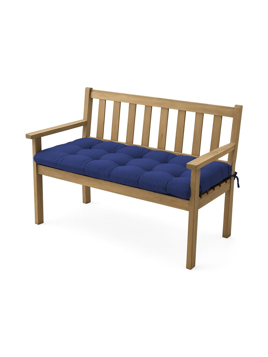 DADDY COOL Navy Blue Cotton Bench Cushion Chair Pads