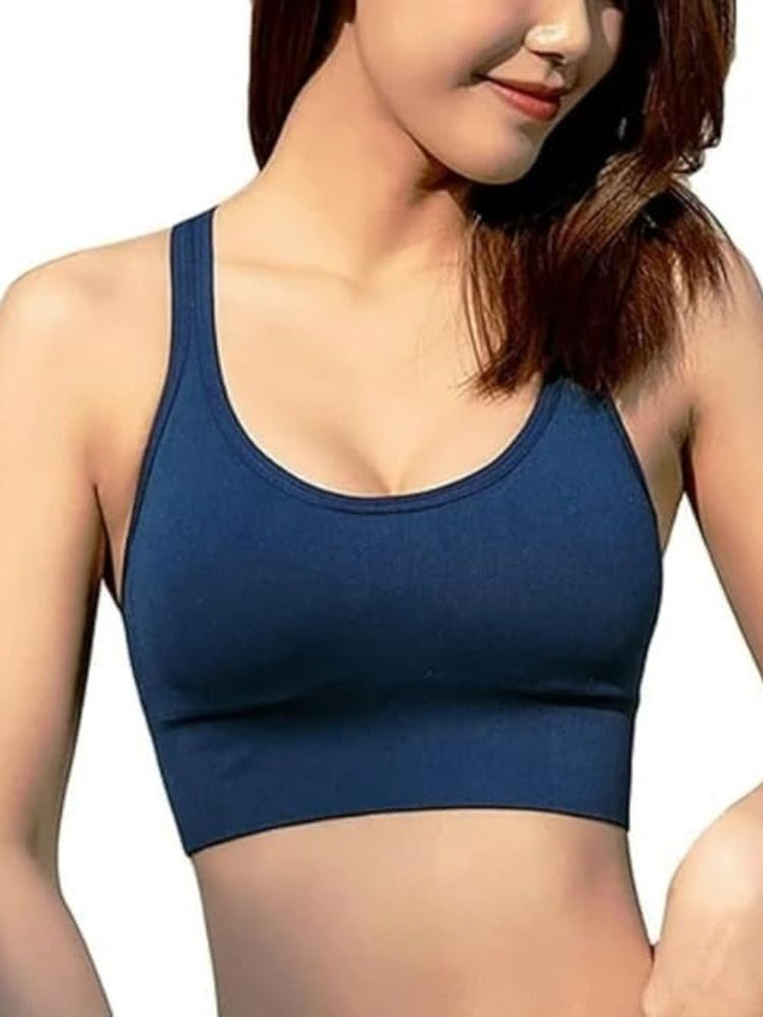 GEONIX Full Coverage Lightly Padded Non-Wired Training or Gym Bra
