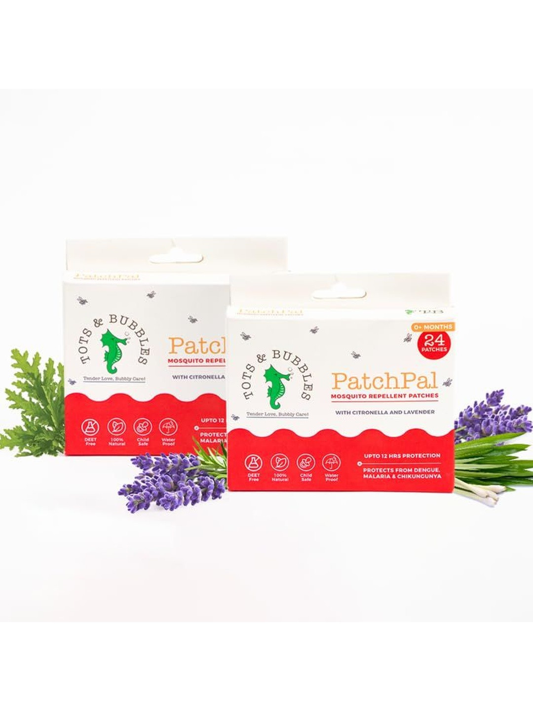 Tots & Bubbles Set Of 2 Mosquito Repellent Patches- 24 Pcs Each