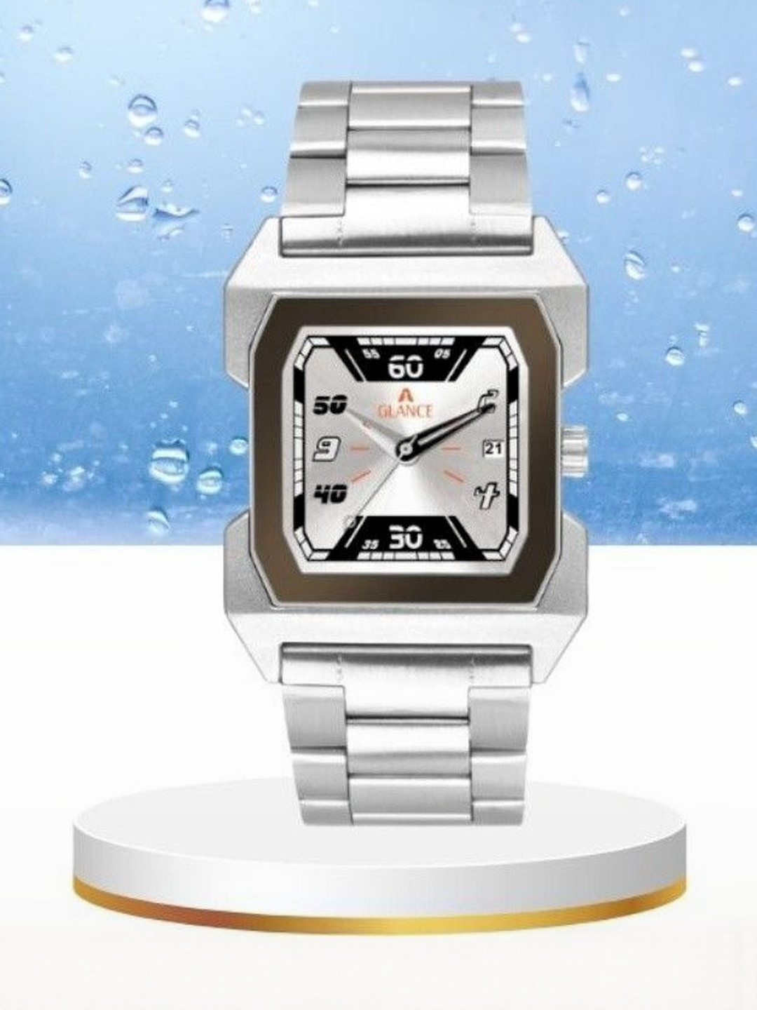 Aglance Unisex Water Resistant Bracelet Style Analogue Watch AG_L__311New366_AG1574SM01