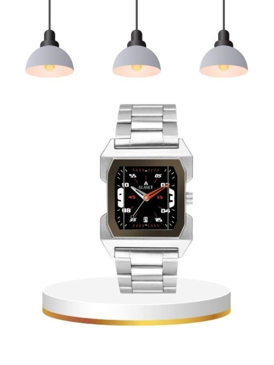 Aglance Unisex Printed Dial & Bracelet Style Straps Analogue Watch New292_AG1574SM02