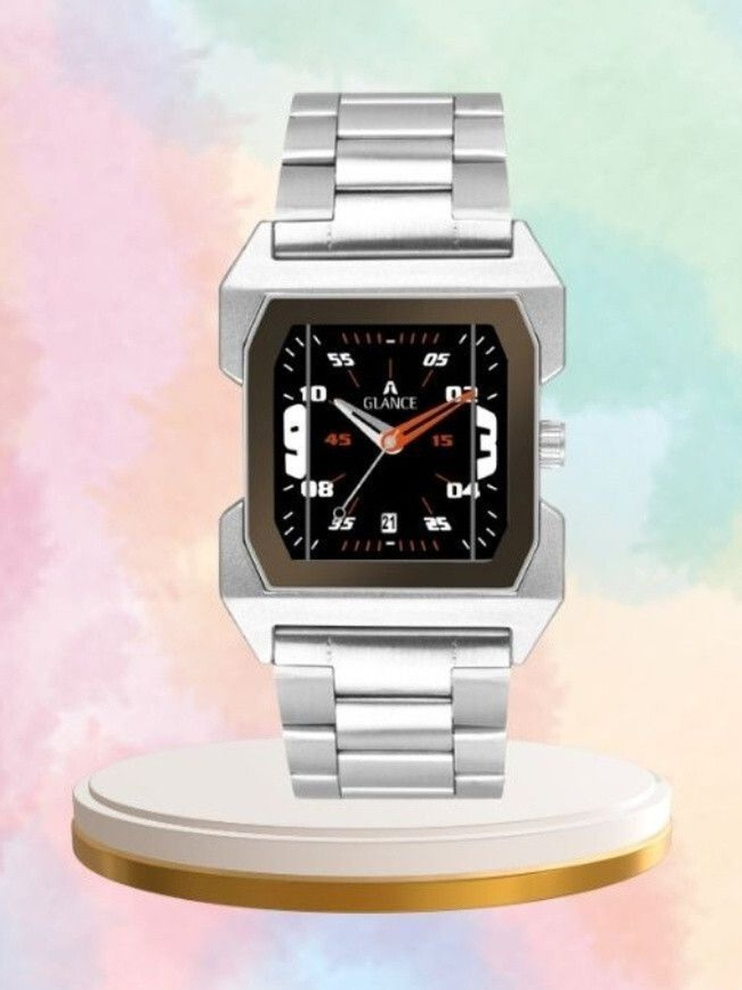 Aglance Unisex Dial & Bracelet Style Straps Analogue Watch JK_MK_321New247_AG1574SM02