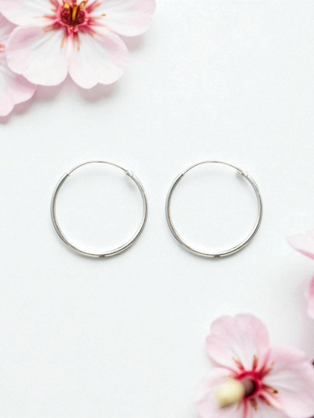 Azita Sterling Silver Hoop Earrings