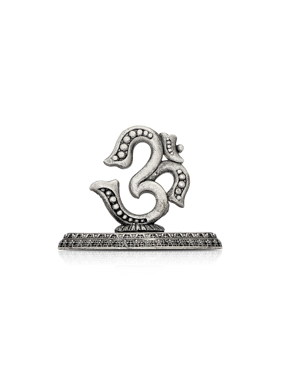 BHIMA Silver Ananta Om Artifact Religious 925 Sterling Silver Idol Showpiece