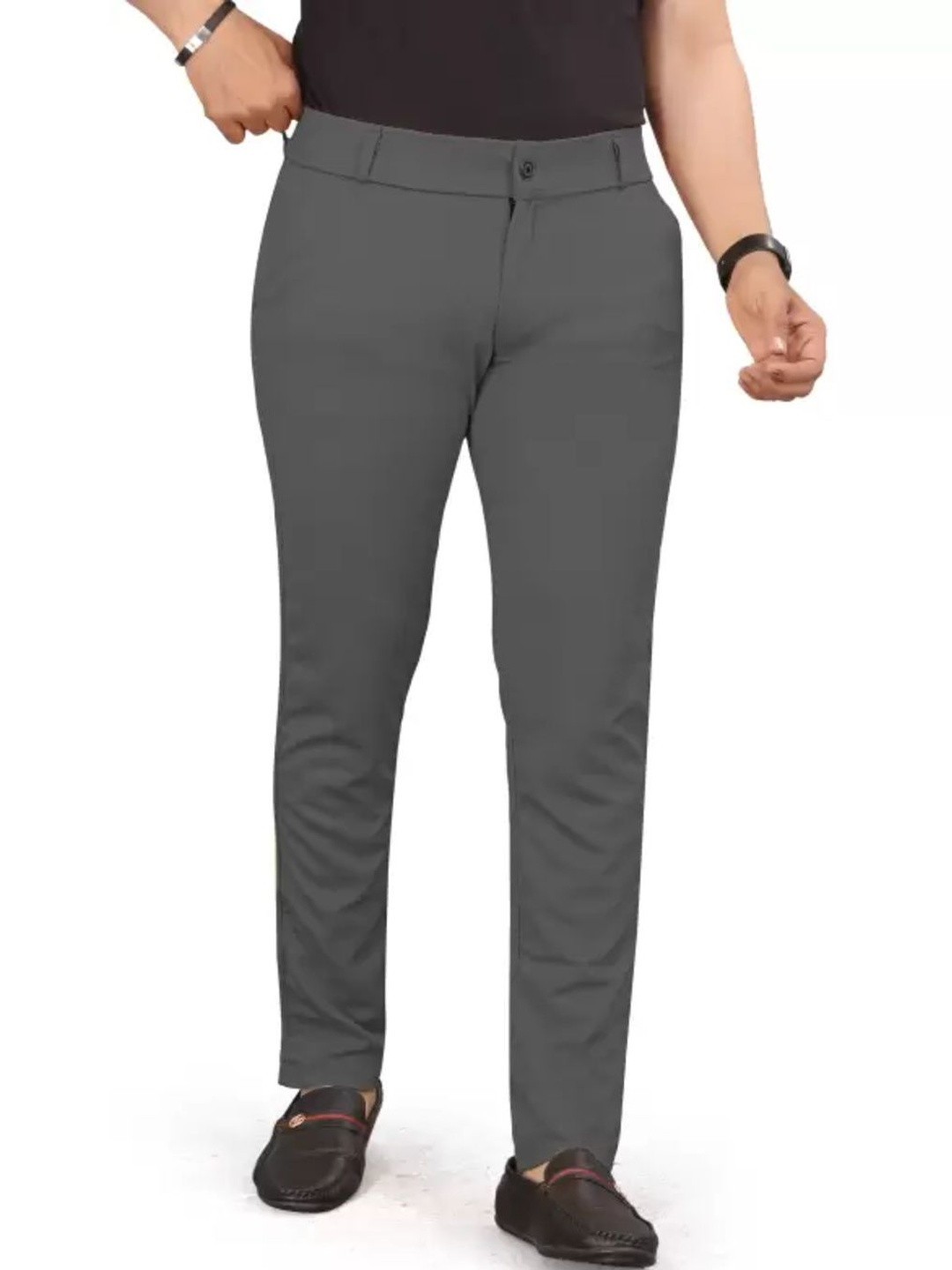 TENIT Men Urban Slim Slim Fit Chinos Trousers