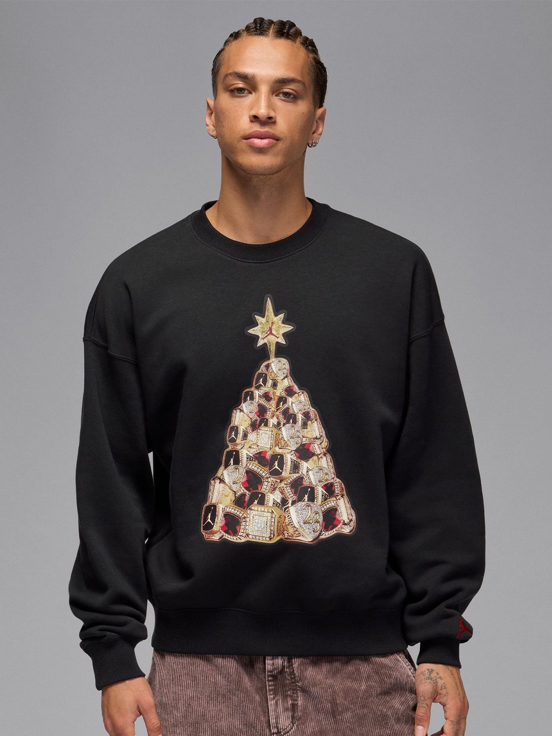 Nike Jordan Brooklyn Fleece Crew-Neck Sweatshirt