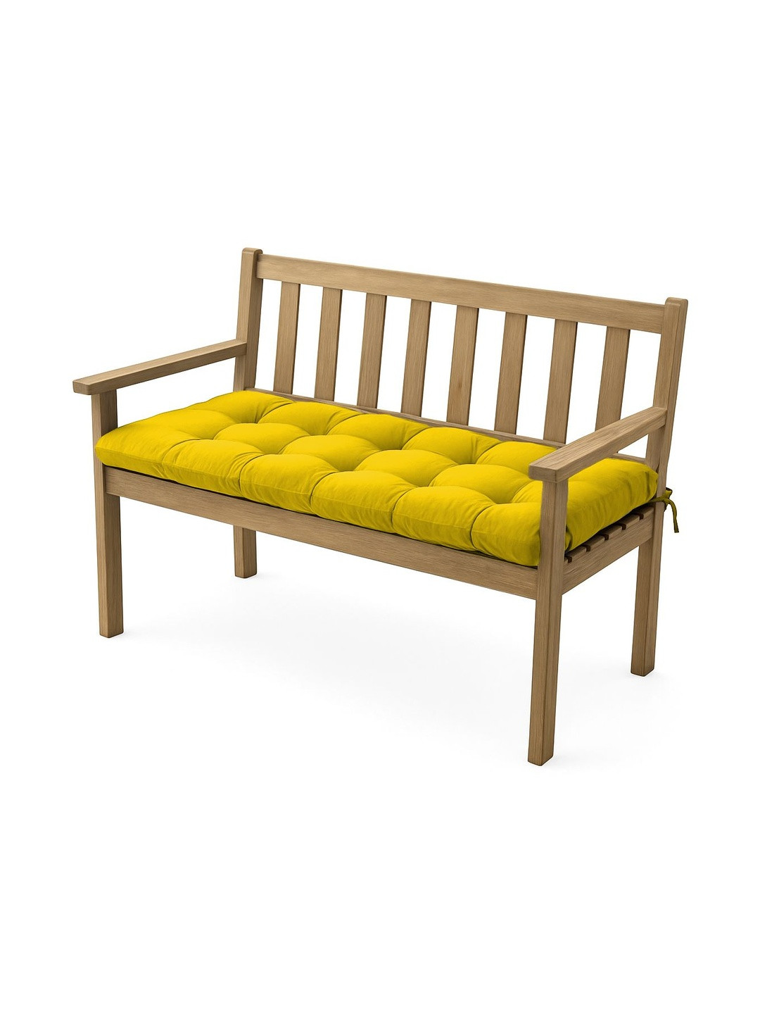 DADDY COOL Yellow Bench Cotton Cushion Chair Pads