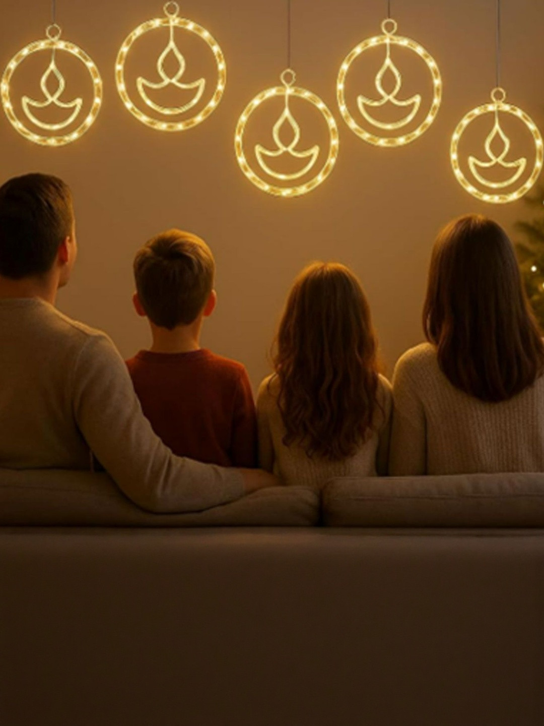 Bajaj Glimmer Led Diya Hanging Light 10 MTR