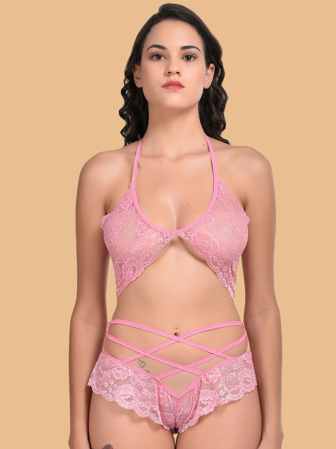 ZERJAMA Self-Designed Non-Padded 2 Pieces Lingerie Set LS-06029-PI