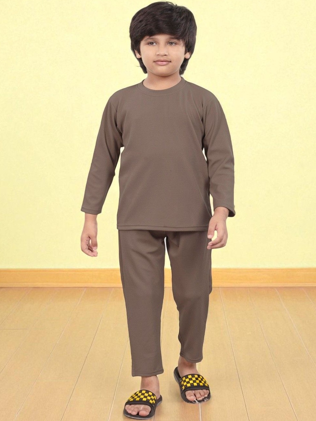 Club96 Boys Round Neck Long Sleeves Night suit