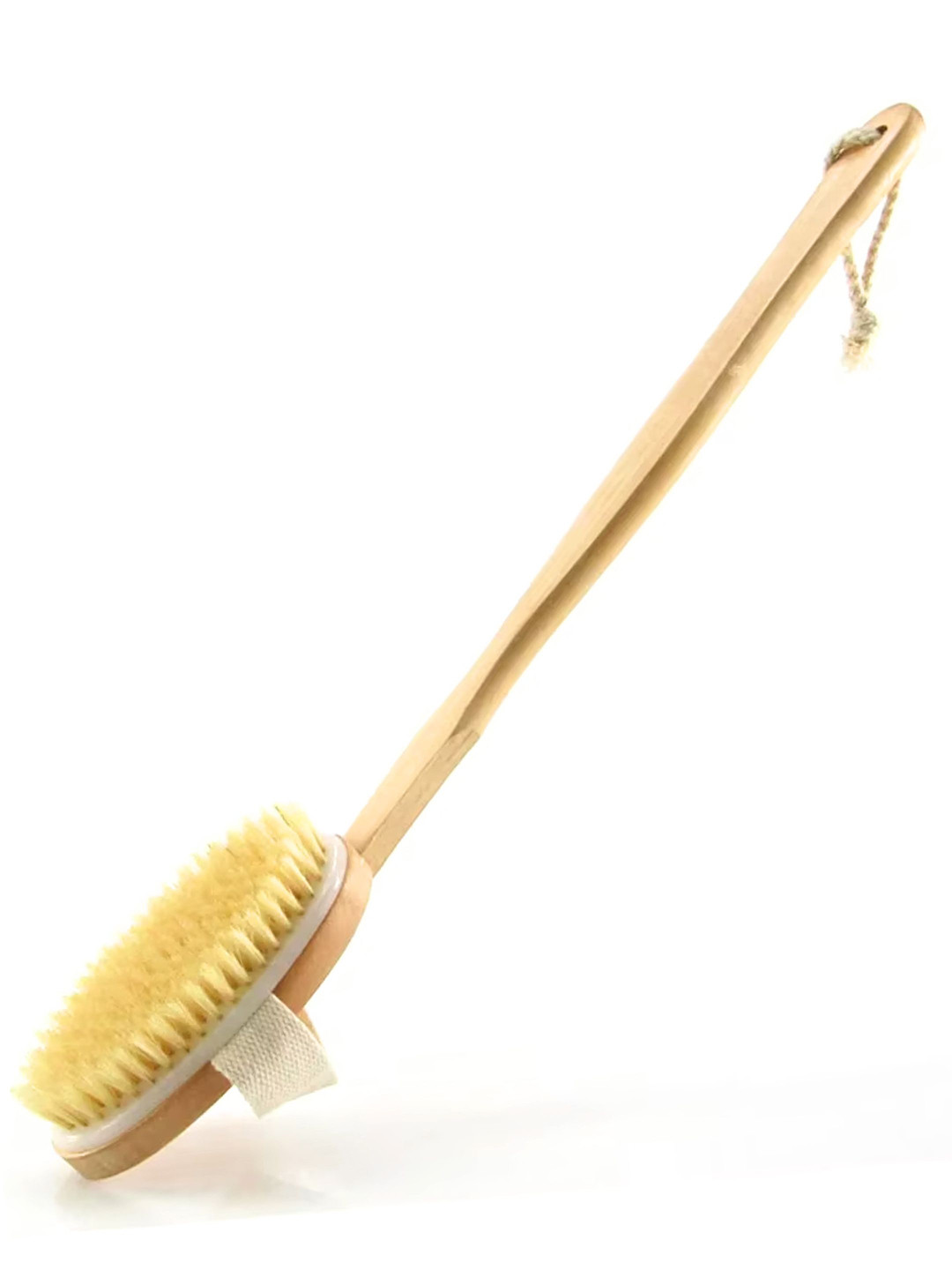 ALLURE Long Handled Wooden Bristle Body Brush