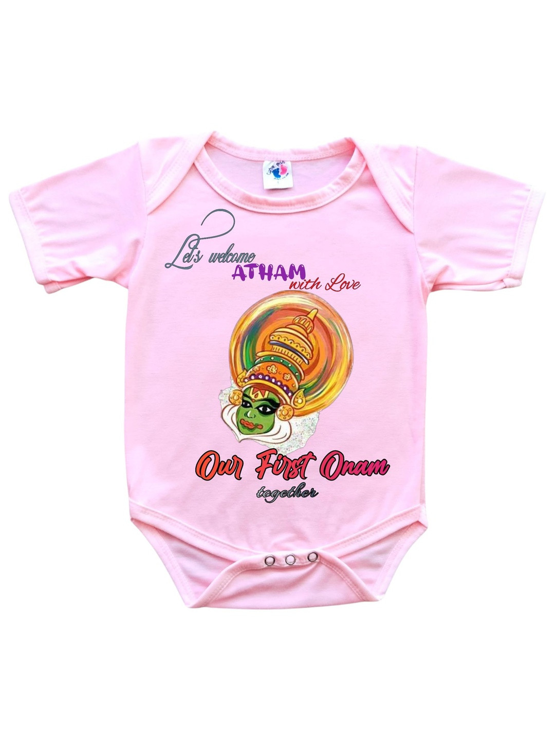 Cute Pals Our First Onam Together Dress Romper Bodysuit