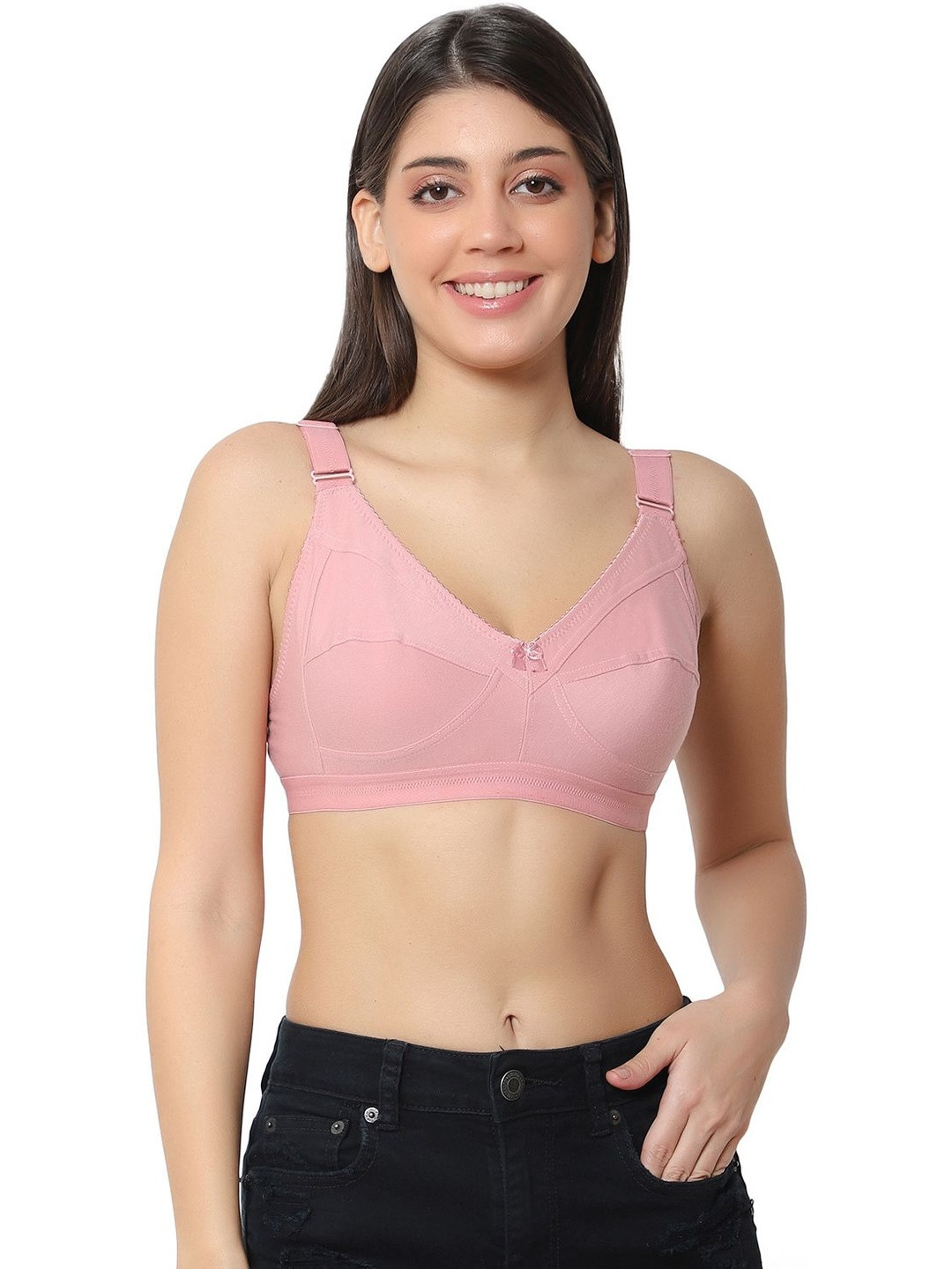 Wonkey Women Full Coverage Seamless Underwired Non Padded Bra