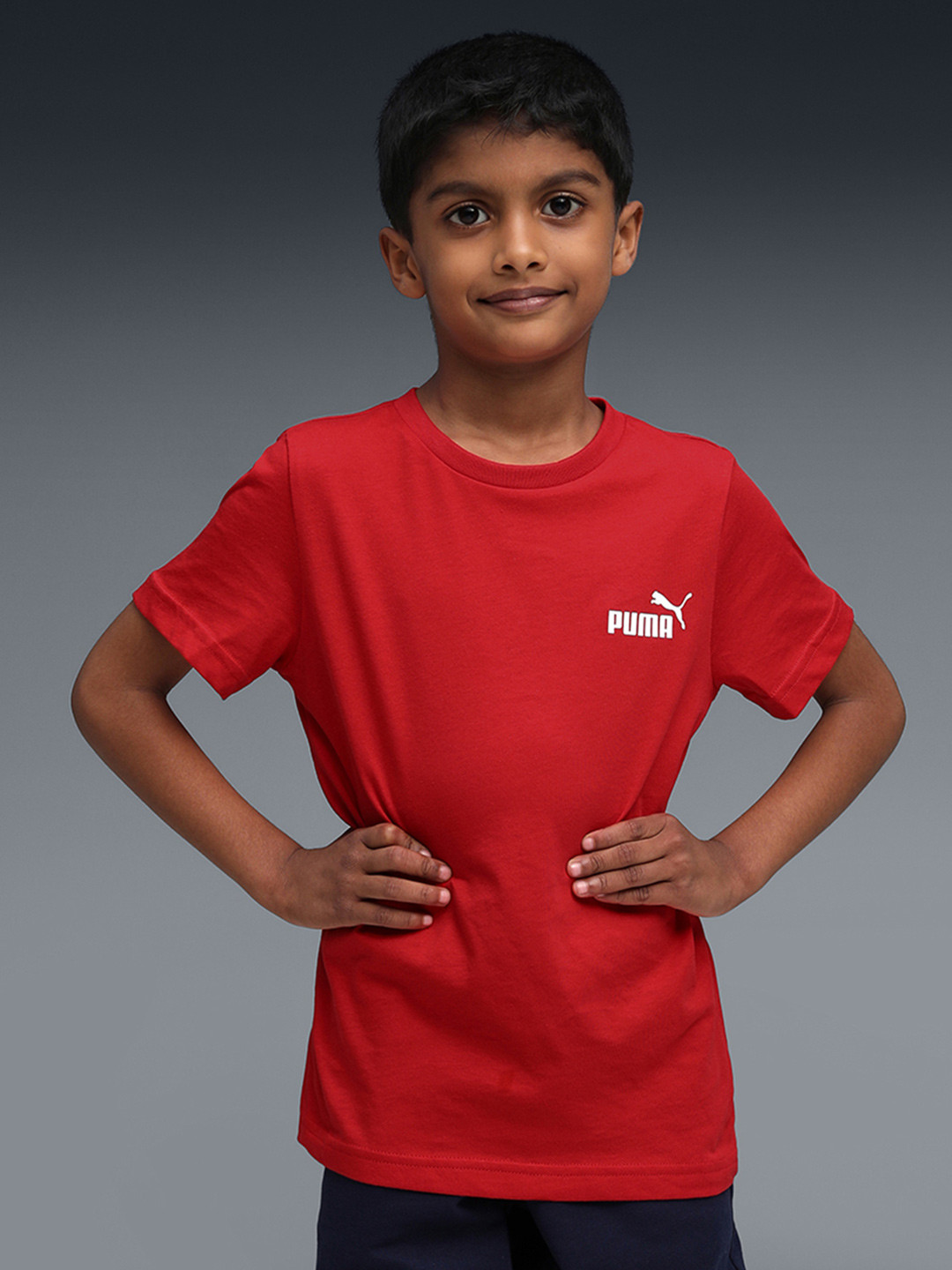 Puma Essentials Small No. 1 Logo Boys Cotton T-shirt