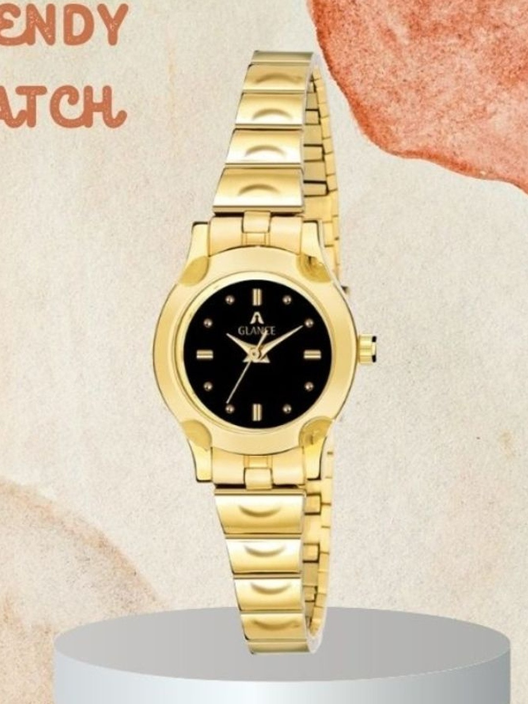 Aglance Women Embellished Dial & Bracelet Style Straps Analogue Watch New649_8019Ym02