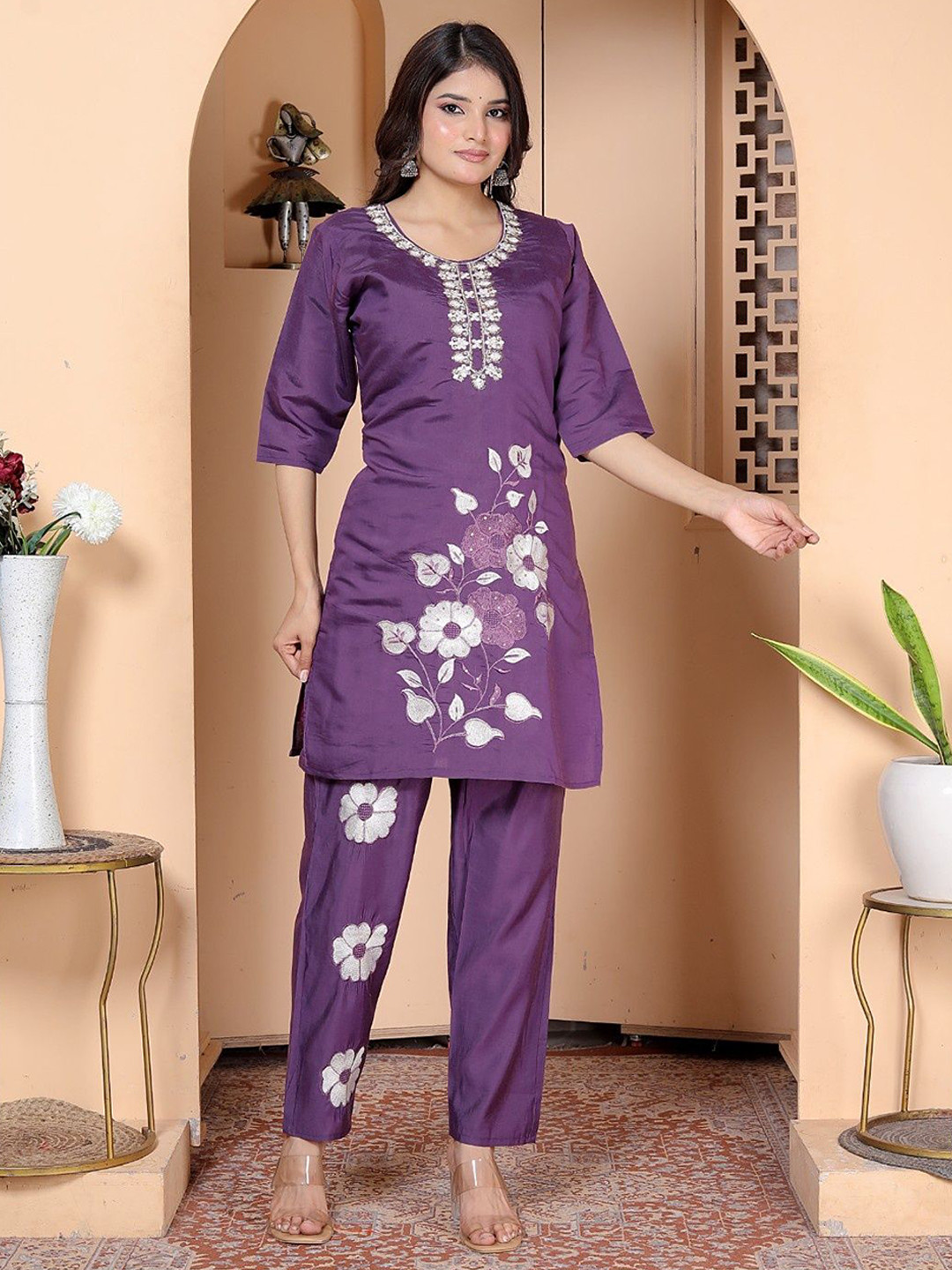 GRX Floral Embroidered Corset Dress