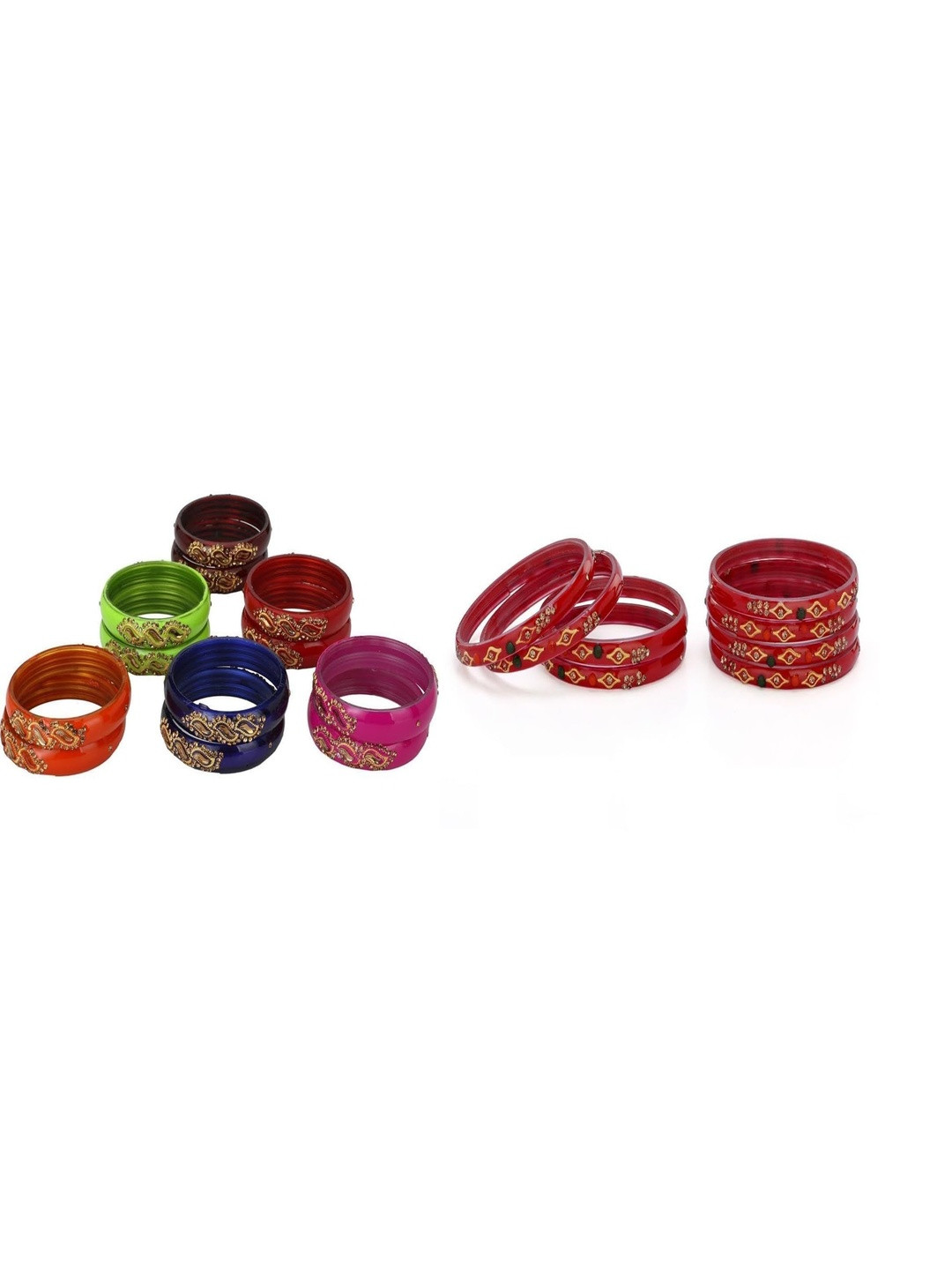 28Pc Stone-Studded Bangles