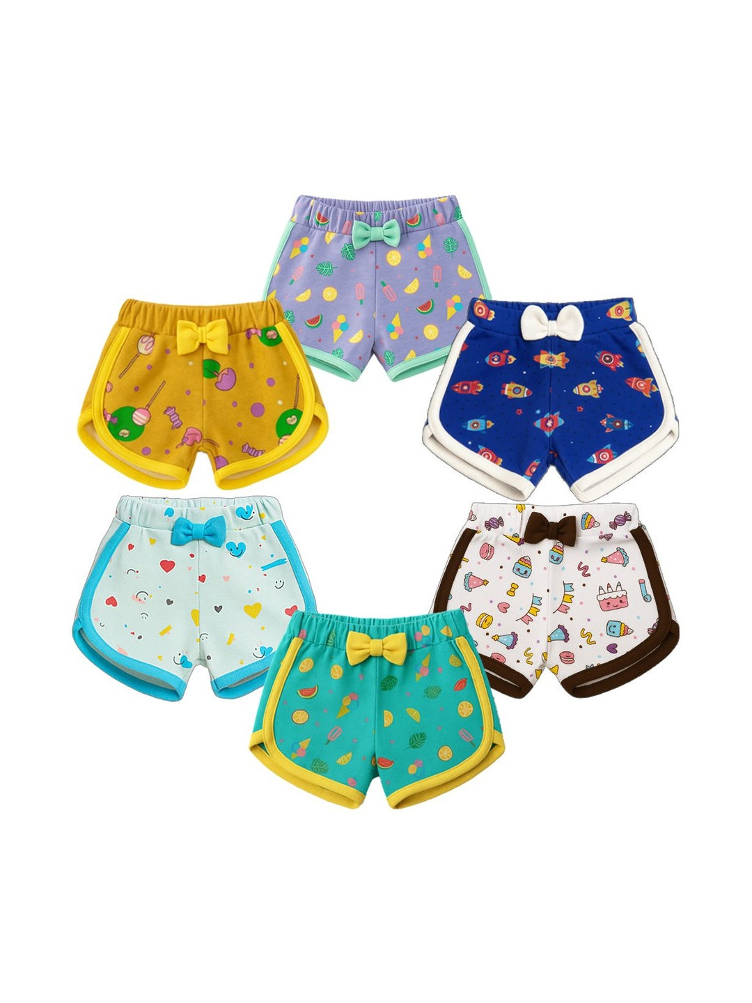 VParents Kids Printed Outdoor Knee Length Shorts