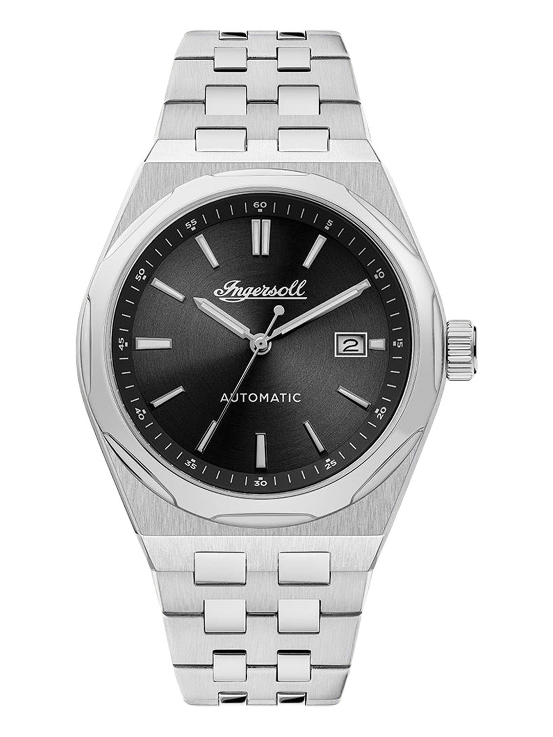 Ingersoll The Rider Men Dial & Stainless Steel Bracelet Style Straps Analogue Watch I16801