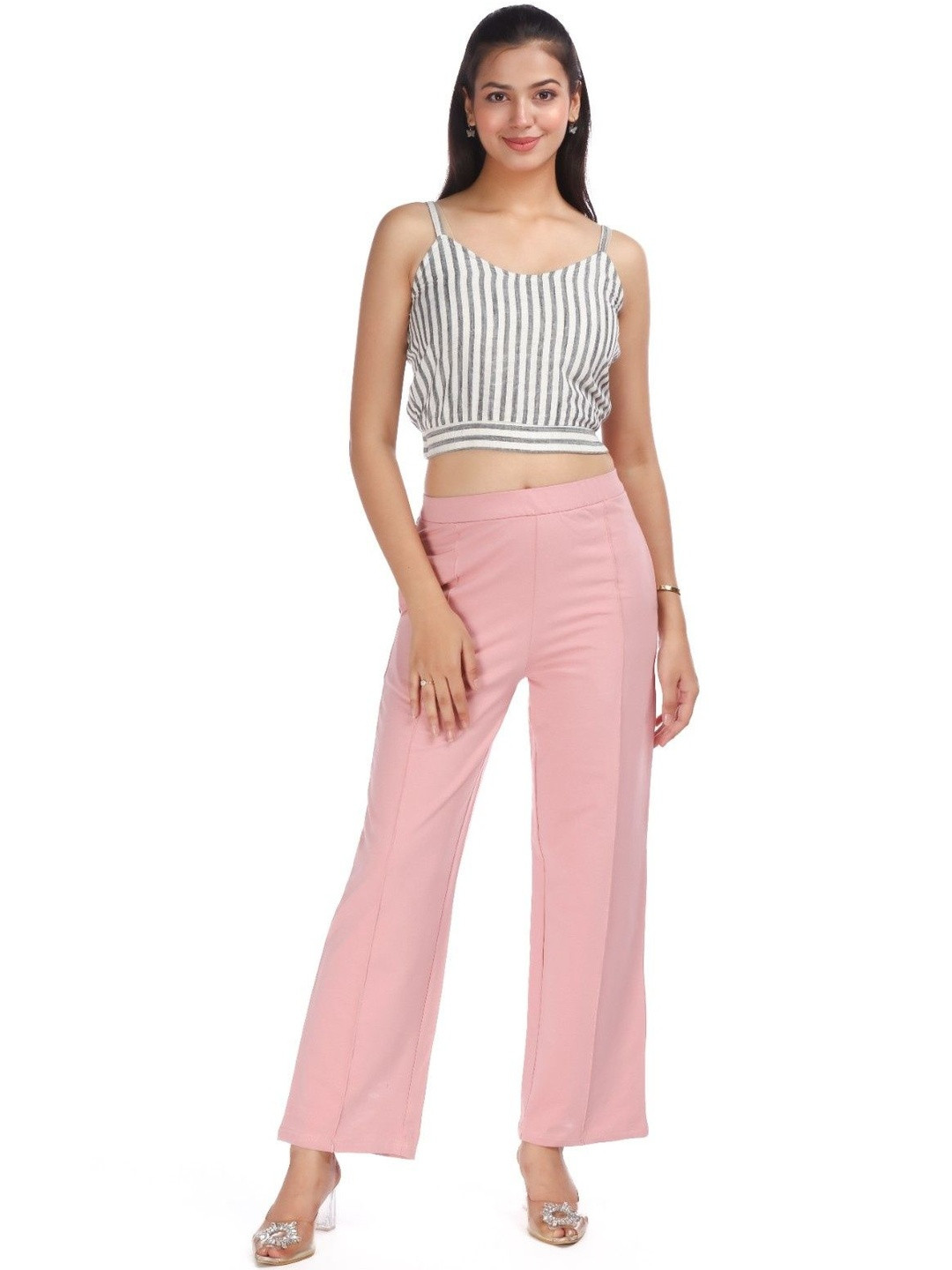 E-MAX Women Relaxed Easy Wash Trousers