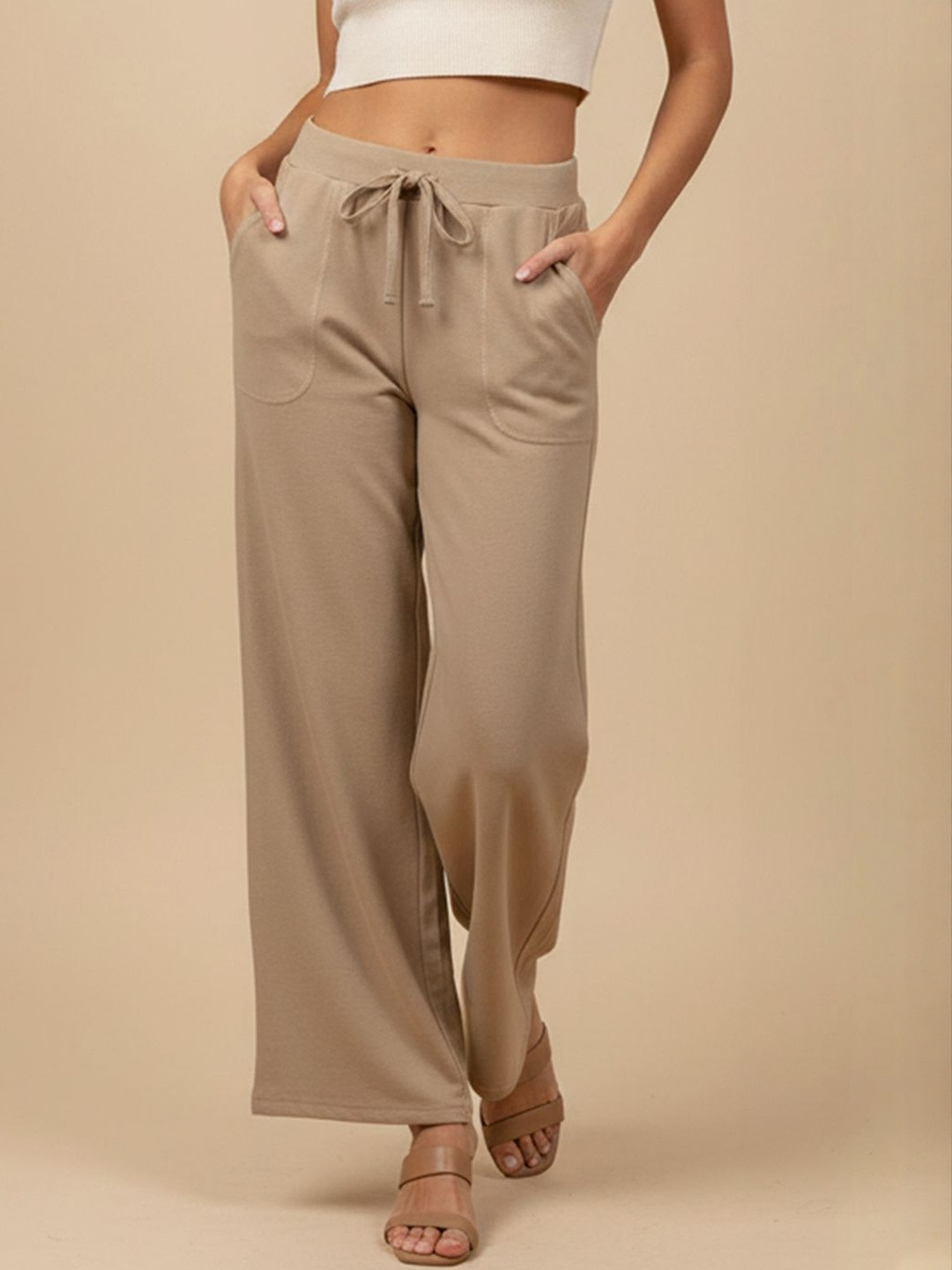 DTR FASHION Women Comfort High-Rise Trousers
