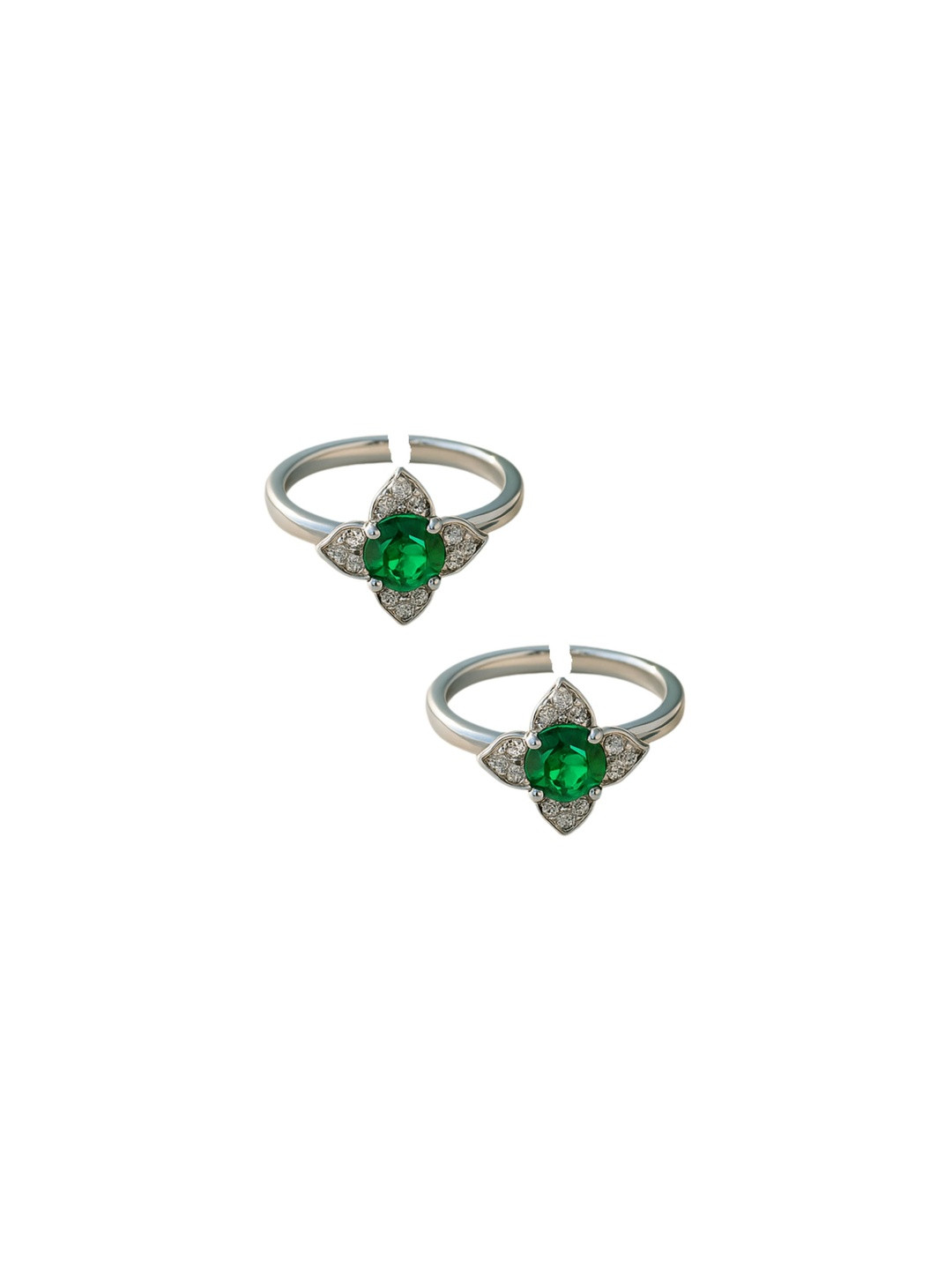 Darshraj Sterling Silver Toe Rings