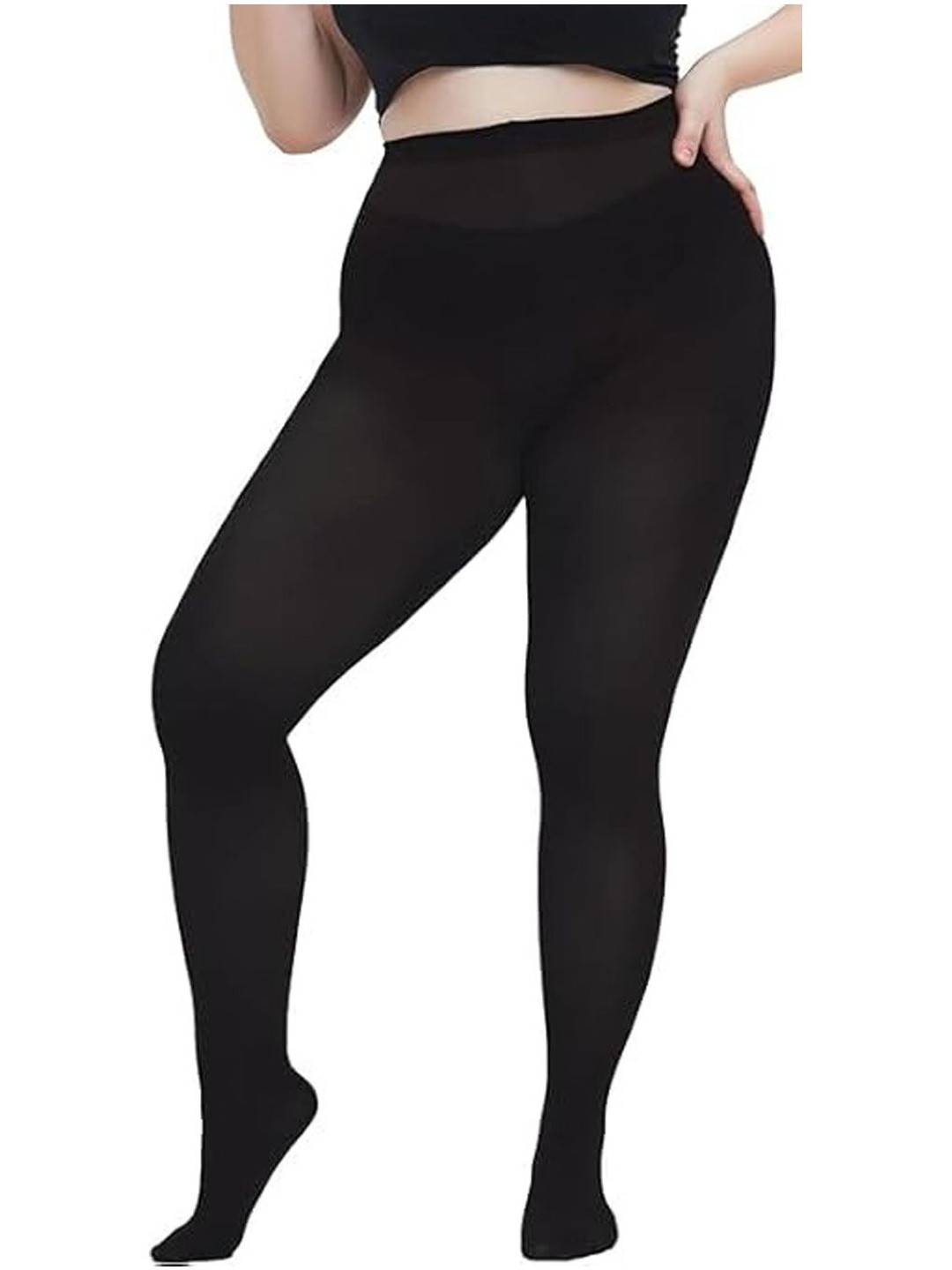 Esensuelle 7 Women Plus-Size High-Rise Stockings