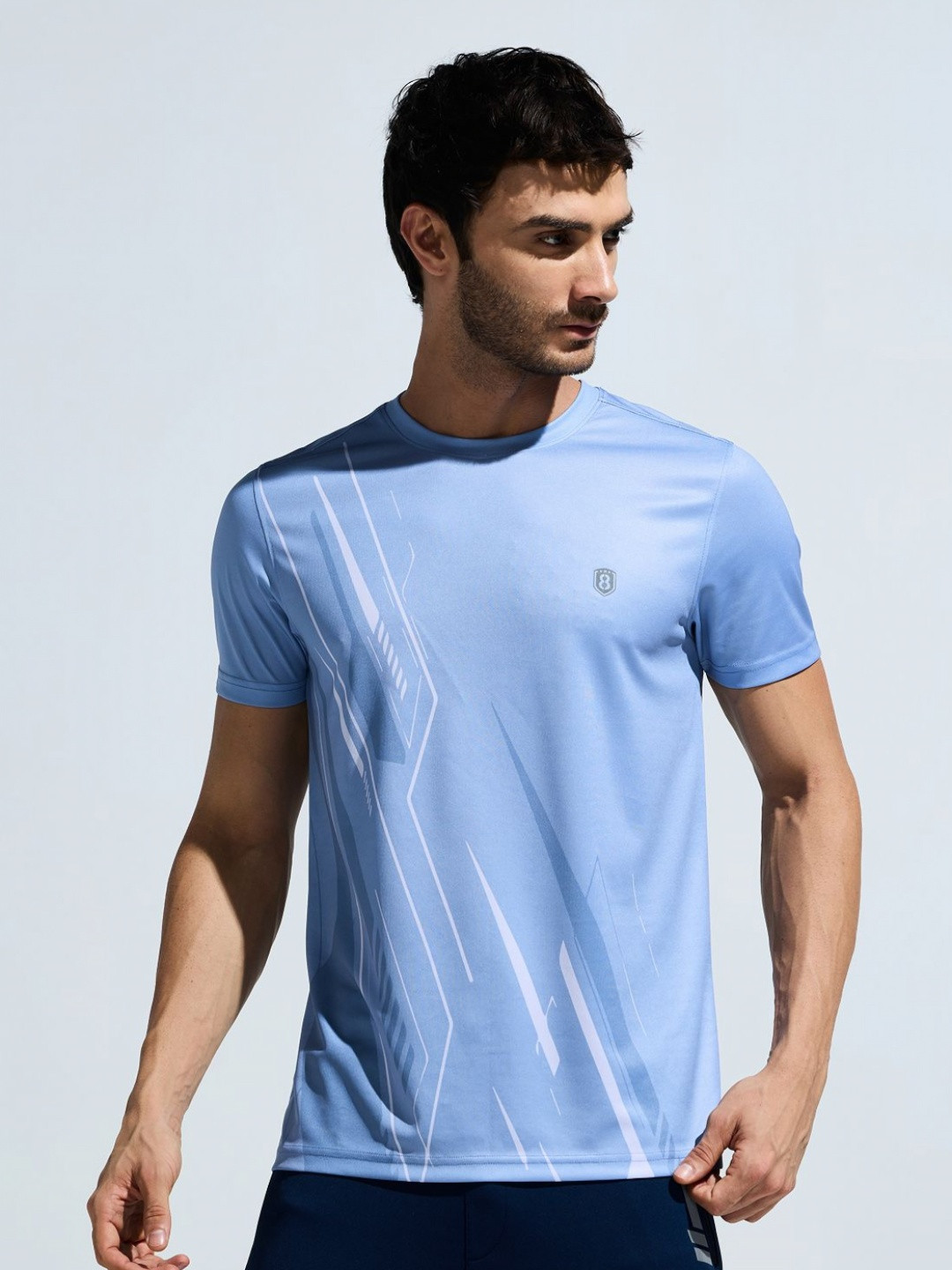 DOMIN8 Men moisture wicking Vibrant Sublimation print Wrinkle resistant T-Shirt