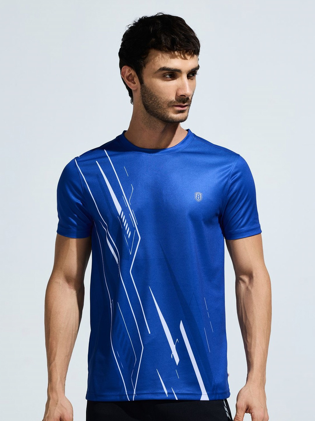 DOMIN8 Men moisture wicking Vibrant Sublimation print Wrinkle resistant T-Shirt