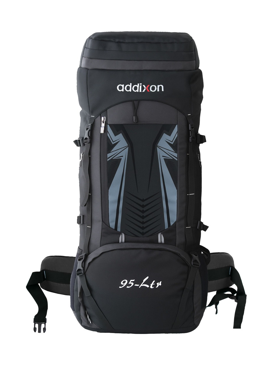 Addixon Men Colourblocked Durable Adjustable Straps Large Rucksack -95 L