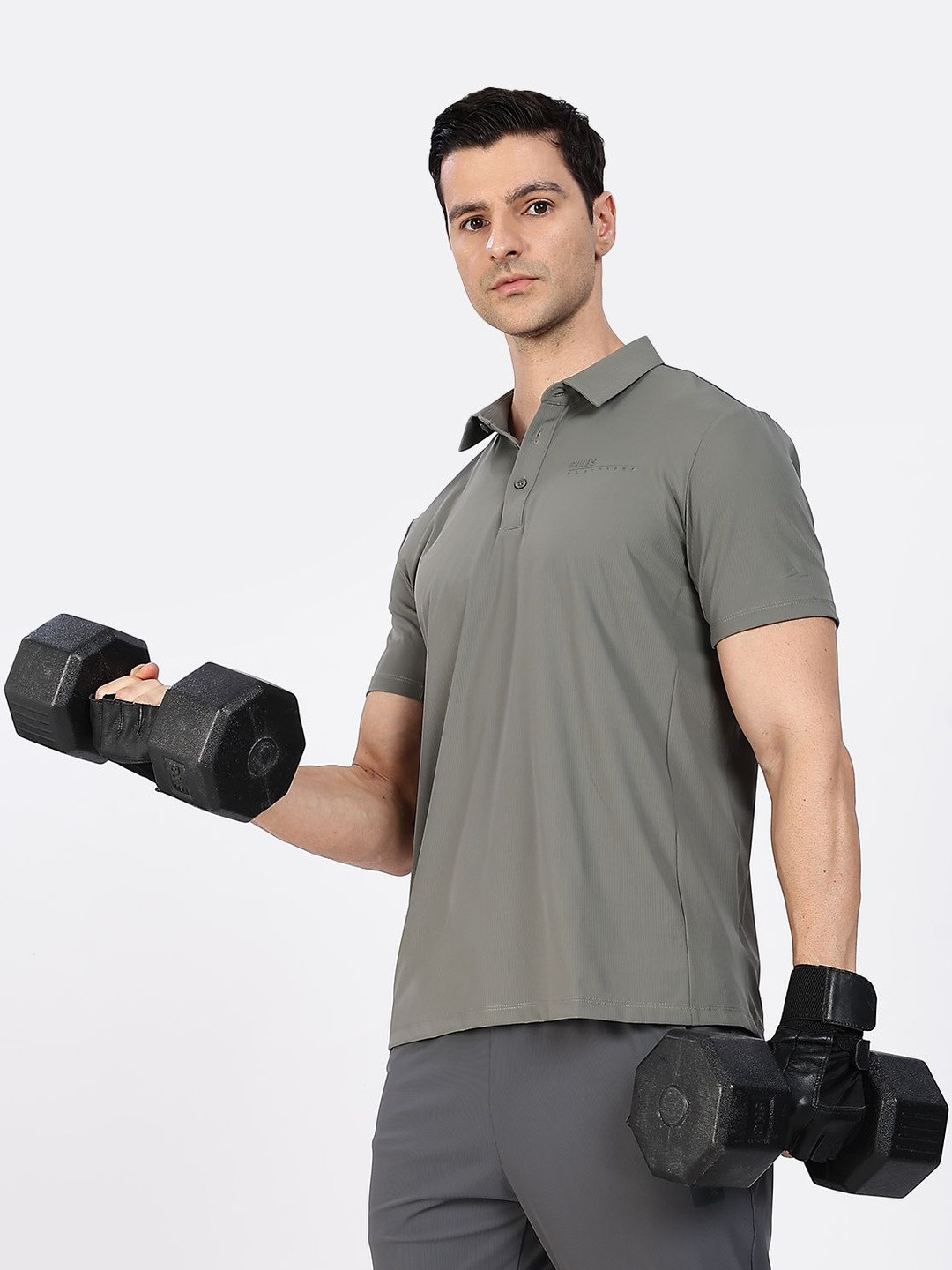 Xtep Men Polo Collar Cool Max T-shirt