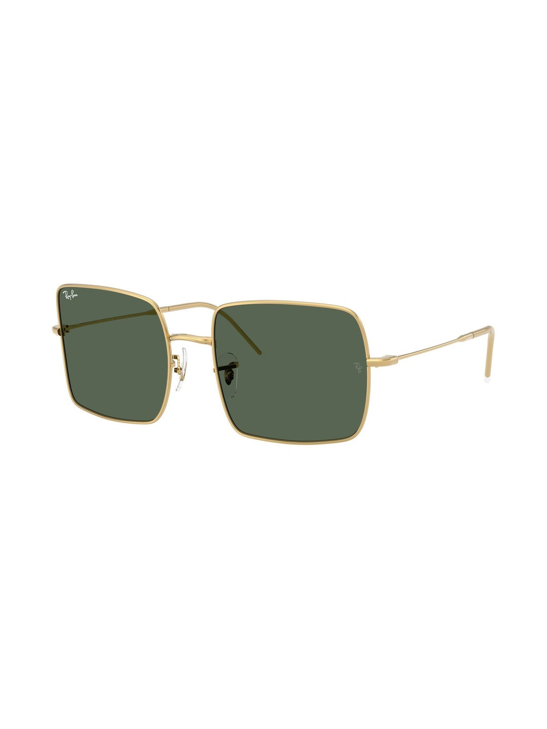 Ray-Ban Women Full Rim Lens & Metal Gold-Toned Square Sunglasses with UV Protected Lens