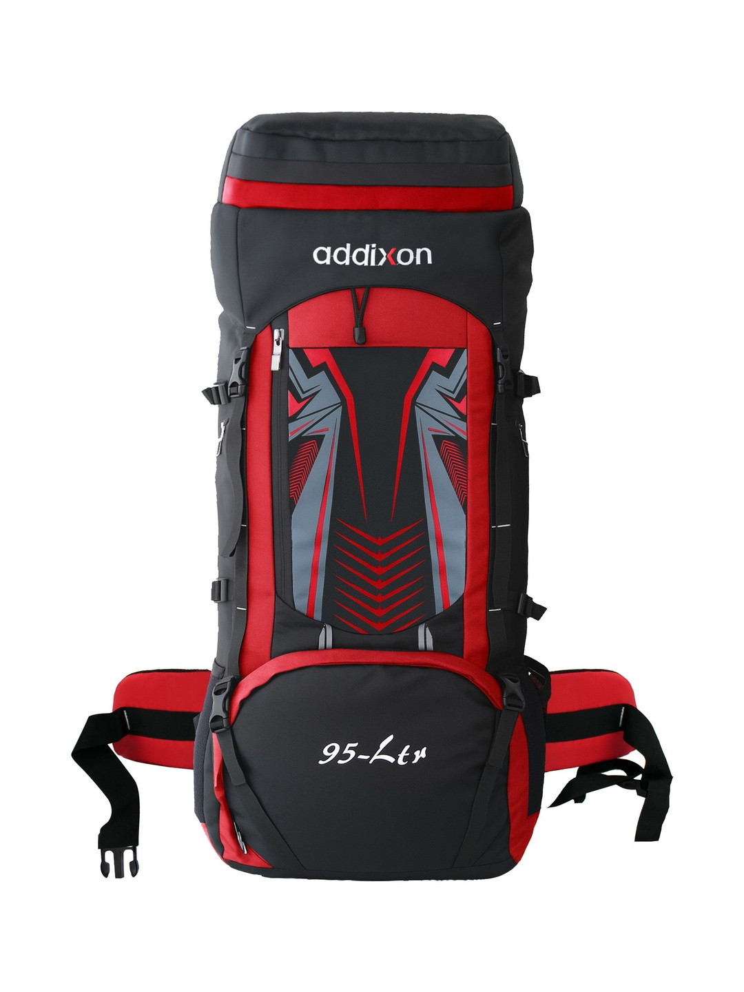 Addixon Men Colourblocked Durable Adjustable Straps Large Rucksack -95 L