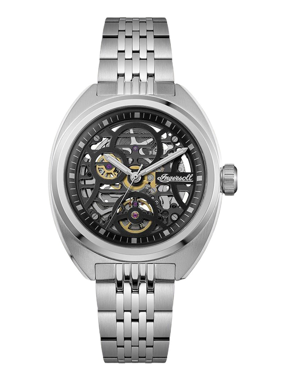 Ingersoll The Wrangler Men Dial & Stainless Steel Straps Analogue Automatic Watch I16901