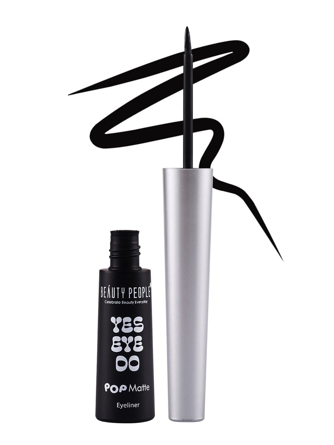Beauty People Yes Eye Do Pop Matte Eyeliner- 8 ml- Black