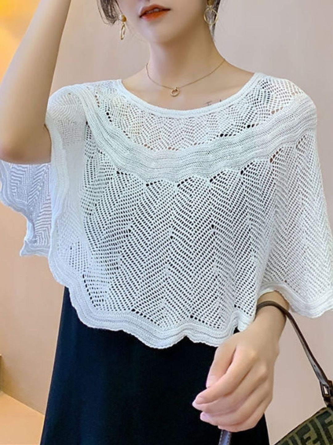 StyleCast Linen Crop Top