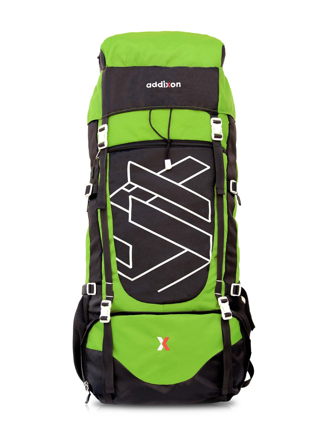 Addixon Men Colourblocked Durable Adjustable Straps Large Rucksack -80 L