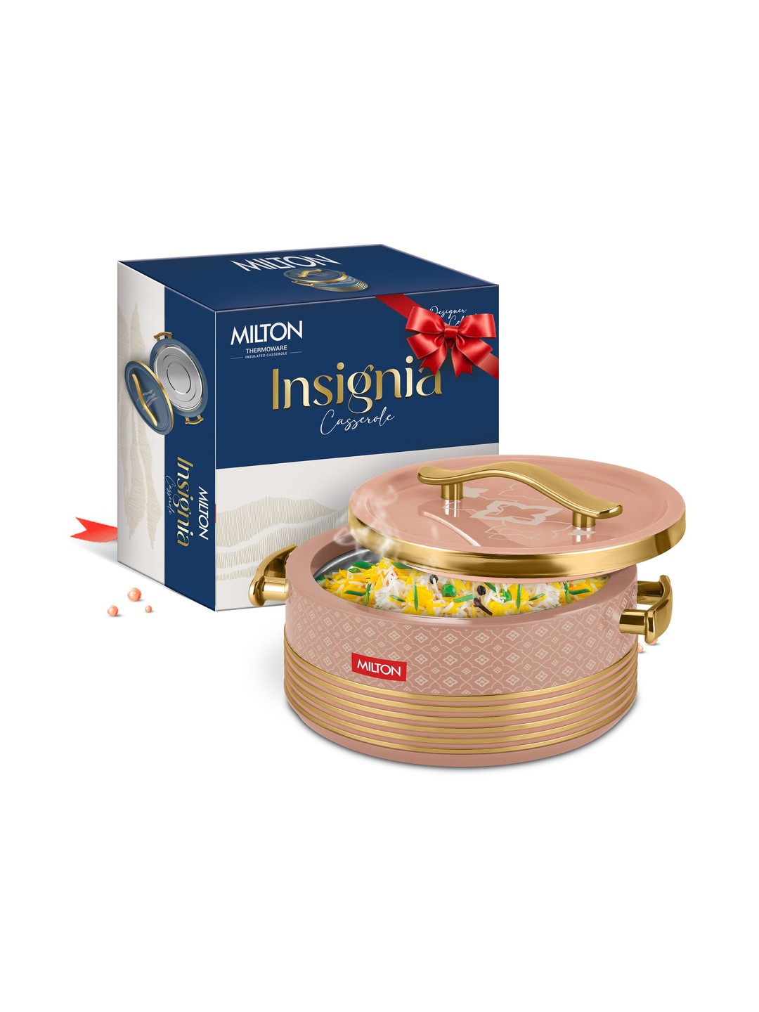 Milton Insignia 1000 Brown PU Insulated Steel Casserole Hot Box 750 ml