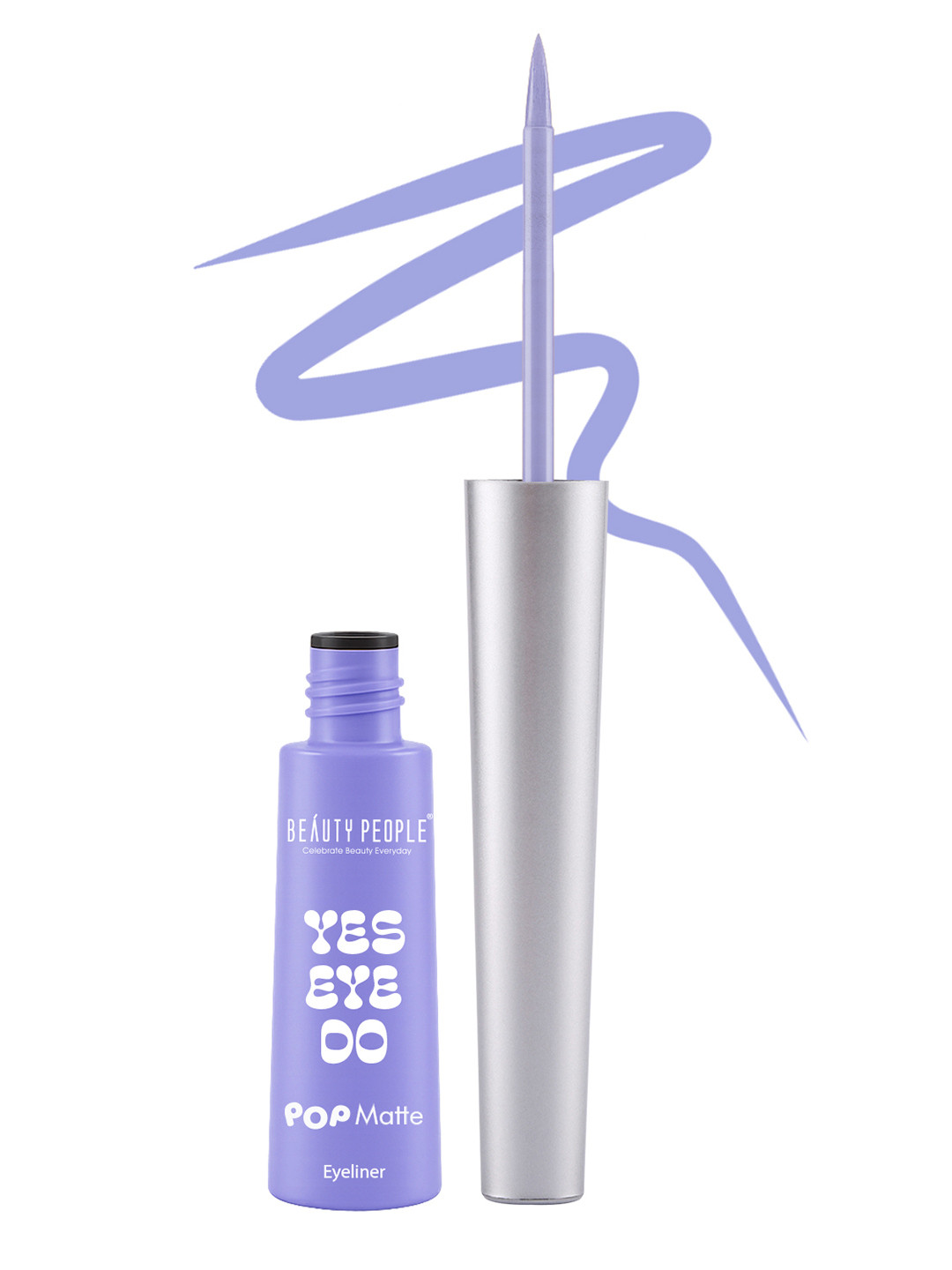 Beauty People Yes Eye Do Waterproof Pop Matte Liquid Eyeliner - 8 ml - Purple