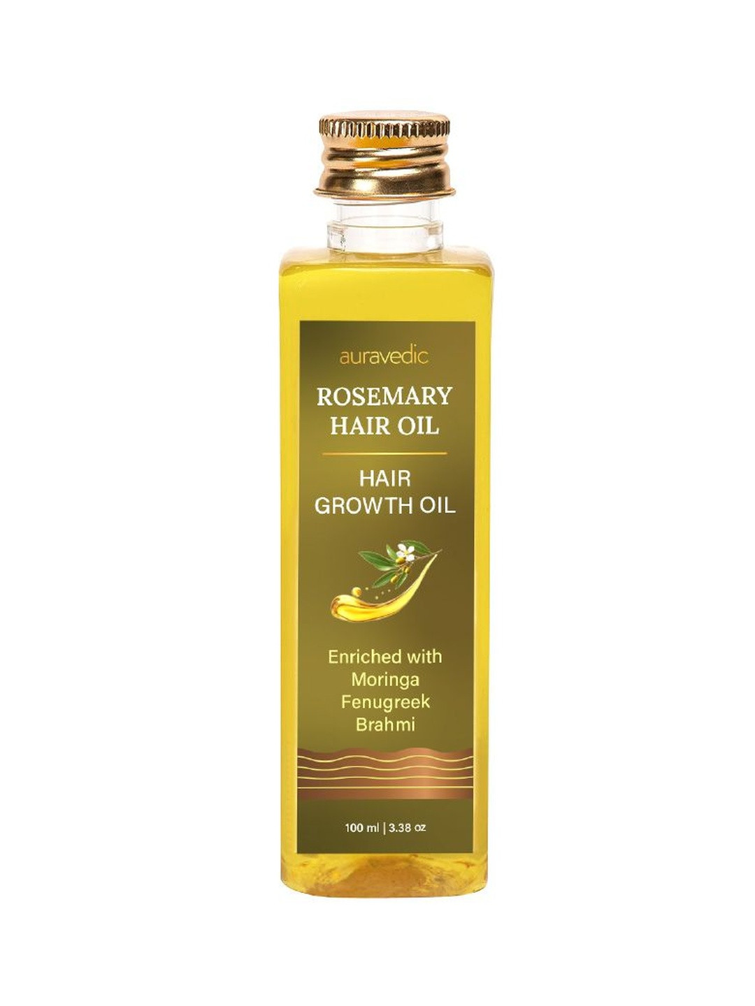 Auravedic Rosemary Hair Oil For Hair Follicles Stronger - 100 ml